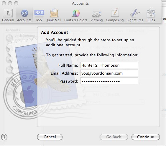 How to configure Mac Mail How to configure Mac Mail